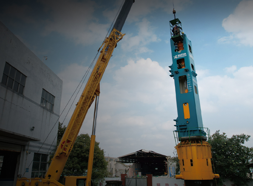 Large-scale piling test platform