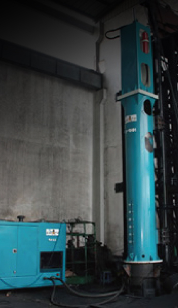 Small and medium-sized hammer testing platform