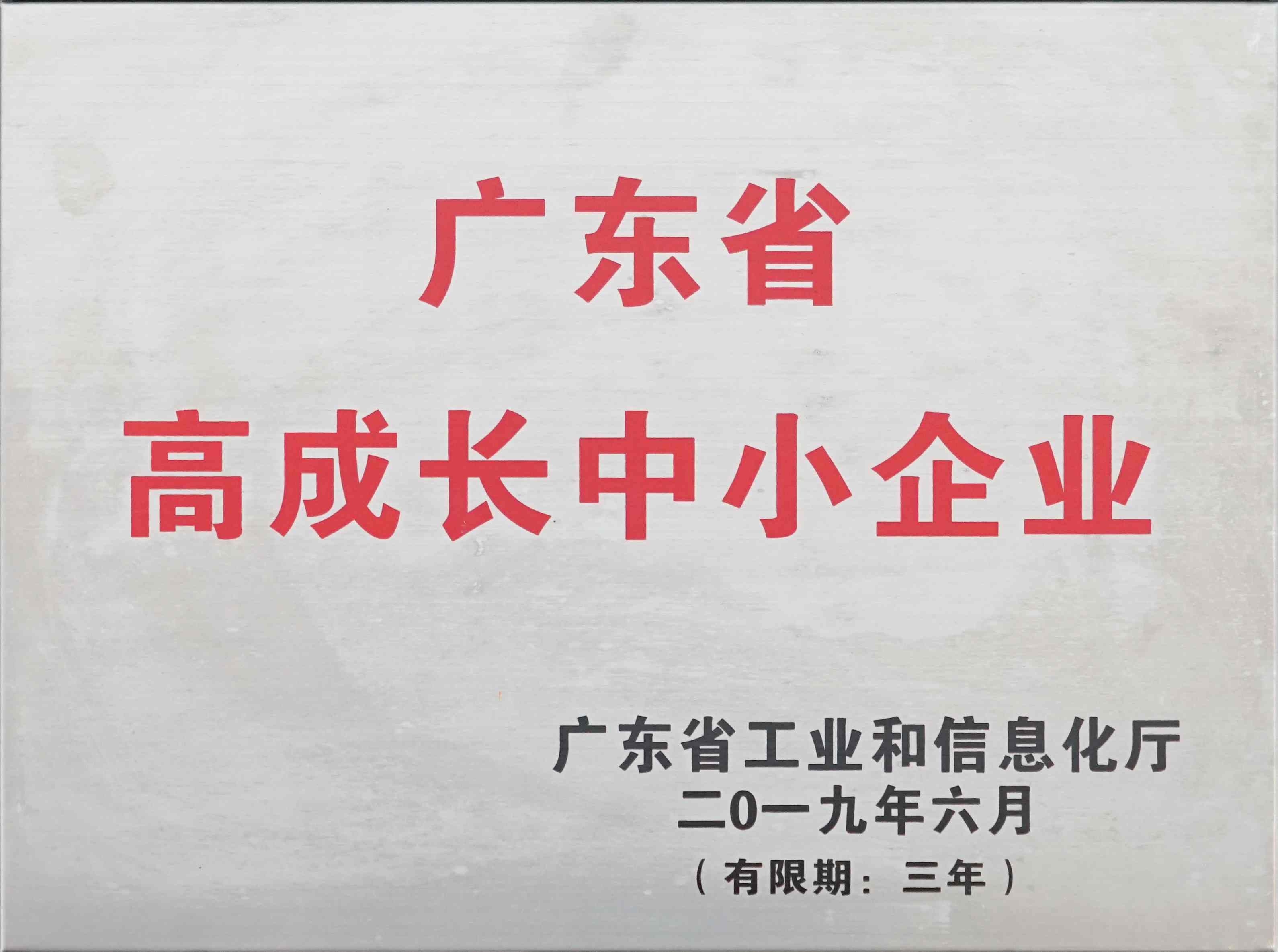 Guangdong Provincial High-Growth Small and Medium-Sized Enterprises