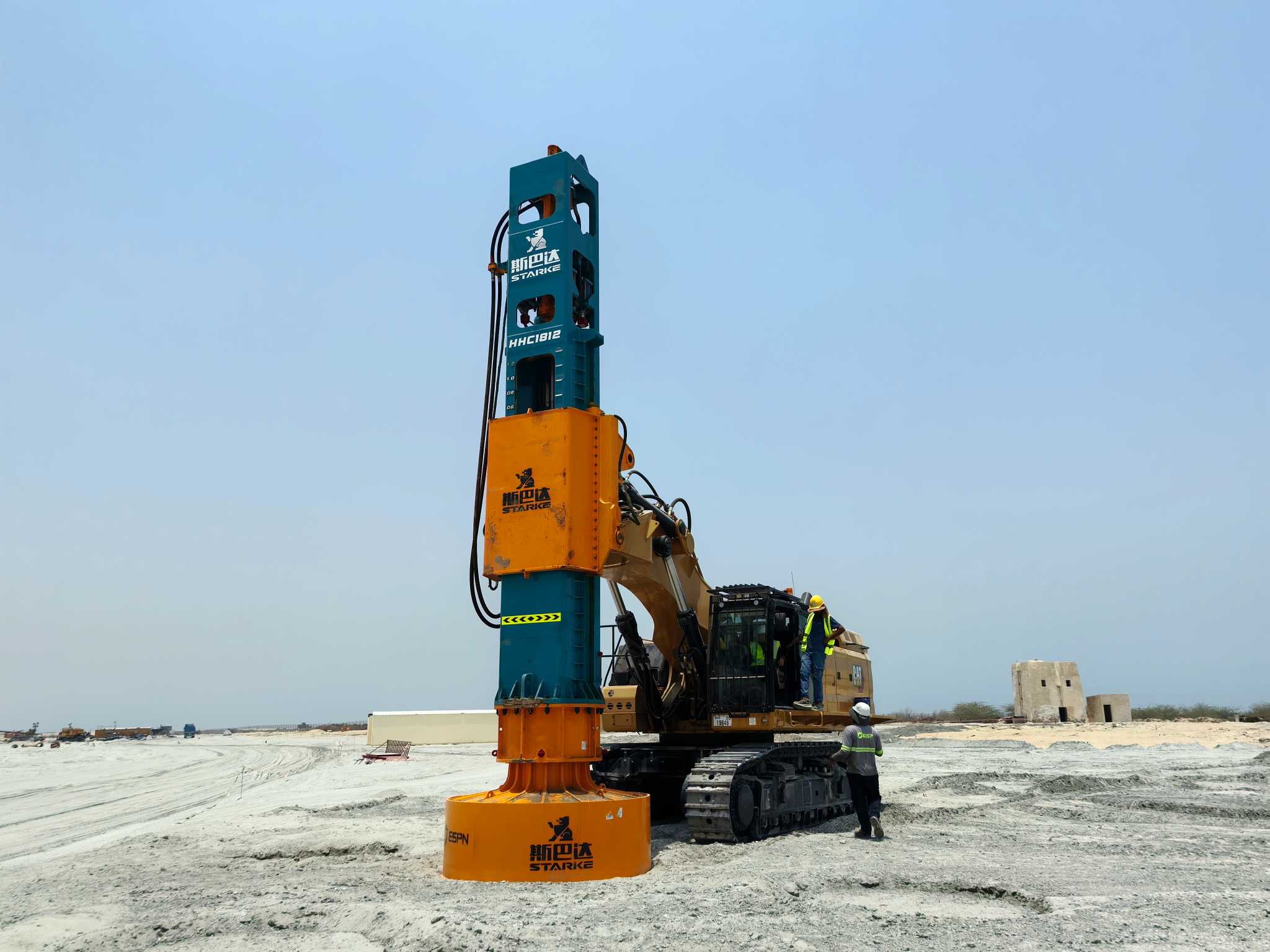 HHC1812 Dynamic Compaction Hammer in Construction at Dubai