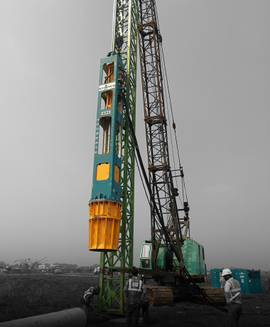 Column + Hydraulic Impact Hammer