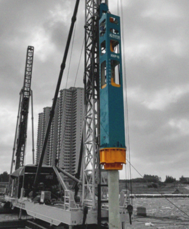 Vertical piling
