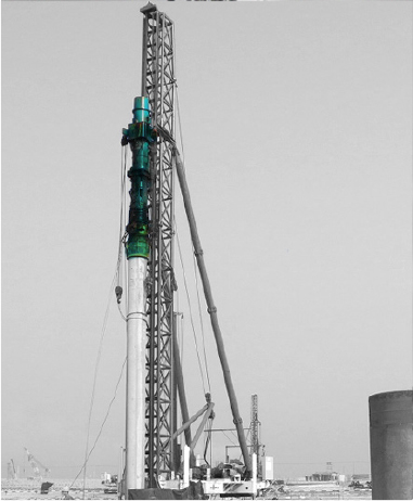 Vertical Pile Driving