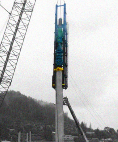 Diesel Hammer + 
Lifting Cage